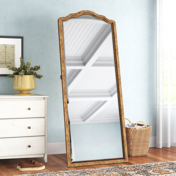 Three Posts™ Clintwood Arched Glam Beveled Full Length Mirror & Reviews